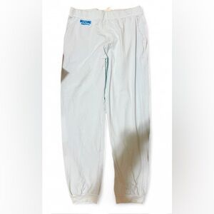 Moschino Underwear Men’s Small Baby Blue Logo Jogger Sweatpants Designer